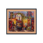 French Cafe Counted Cross Stitch Kit (image for) French Cafe Counted Cross Stitch Kit